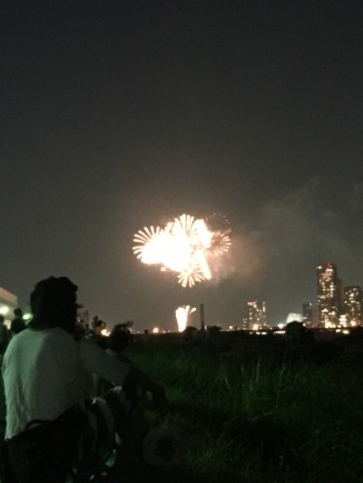 多摩川の花火大会