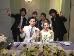 スタッフの結婚式♪